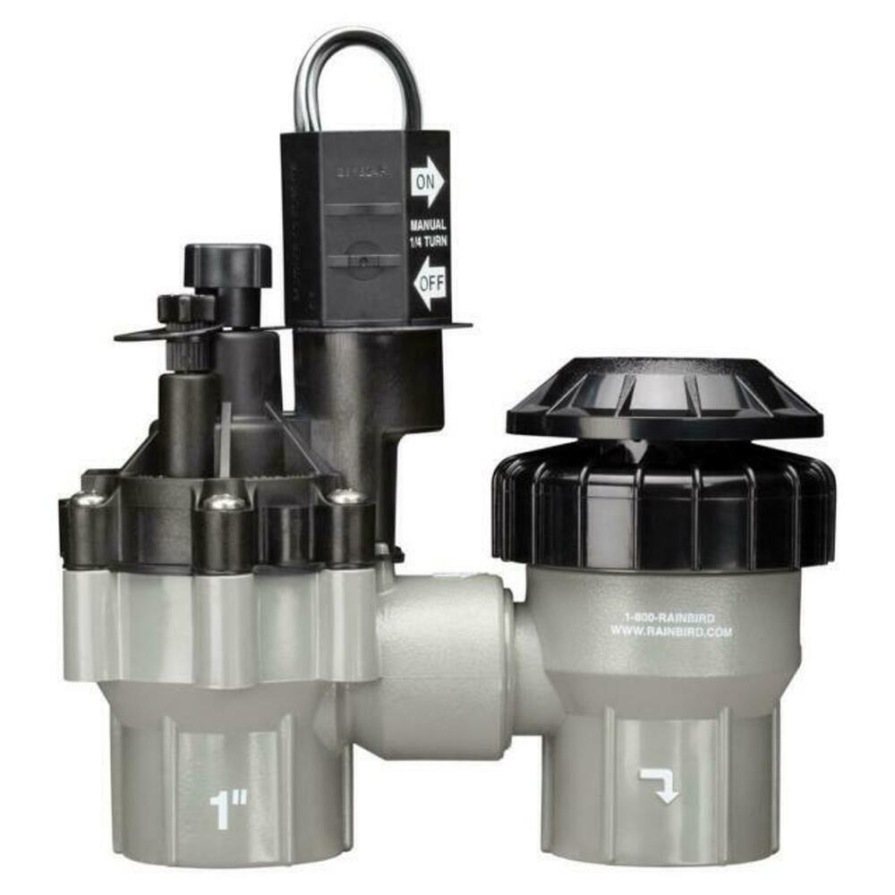 Rain Bird DASASVF100 1" Heavy Duty Anti-Siphon Valve with Flow Control - NEW